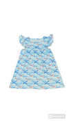 Airplane Milk Silk Flutter Dress