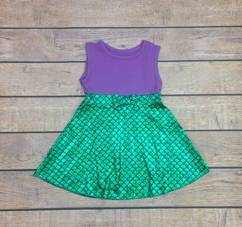 Mermaid Inspired Dress - Great Lakes Kids Apparel LLC