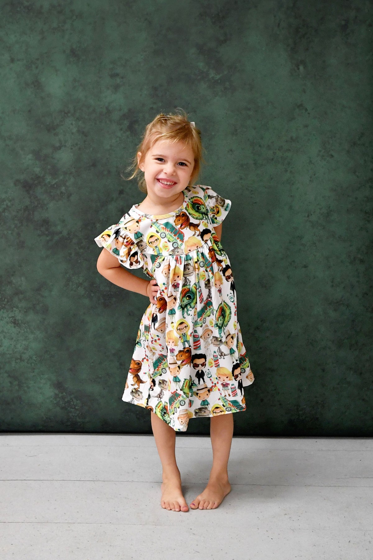 Dino Park Milk Silk Flutter - Great Lakes Kids Apparel LLC